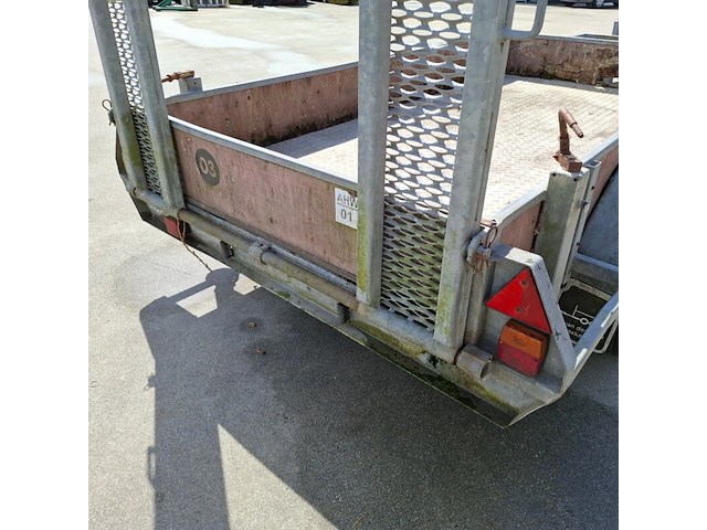 Aanhangwagen tandemasser met rijplaten 2800 kg, ansems, bs, 2003 - afbeelding 16 van  30