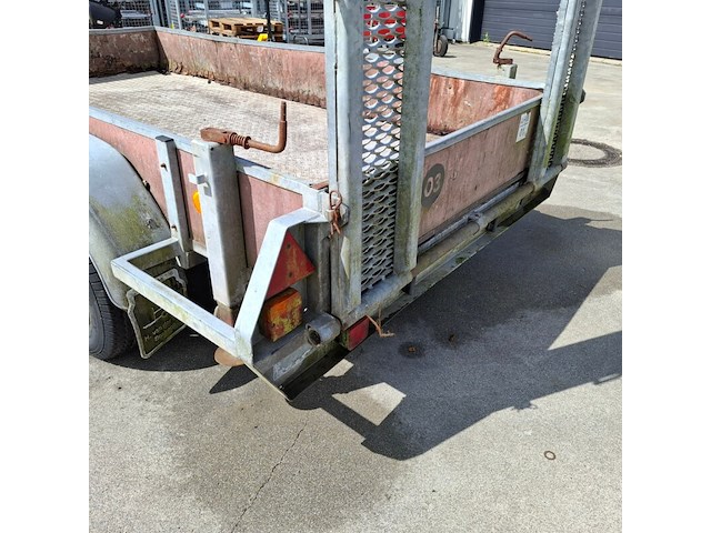 Aanhangwagen tandemasser met rijplaten 2800 kg, ansems, bs, 2003 - afbeelding 17 van  30