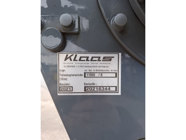 Aanhangwagenkraan, klaas, k400 rsx, 2021 - afbeelding 39 van  62