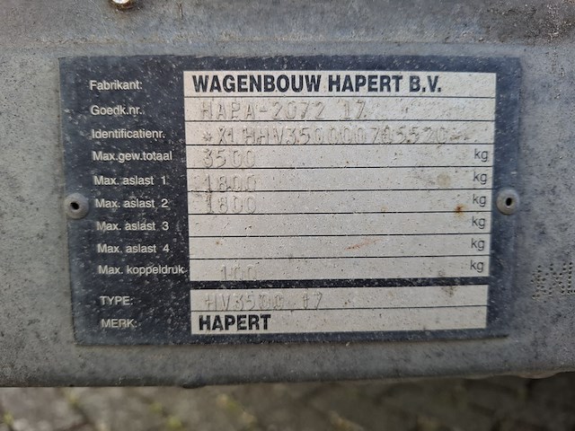 Aanhangwagen/transporter, hapert, hv, 2008 - afbeelding 3 van  12