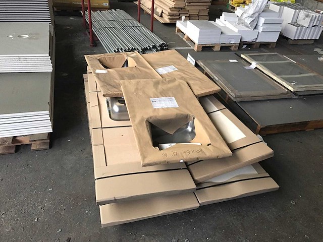 Aanrechtbladen met spoelbak (7x) - afbeelding 2 van  6