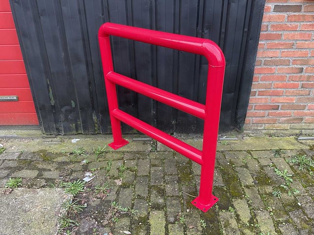Aanrij beveiligings hek ten behoeve van magazijnstelling - afbeelding 2 van  6