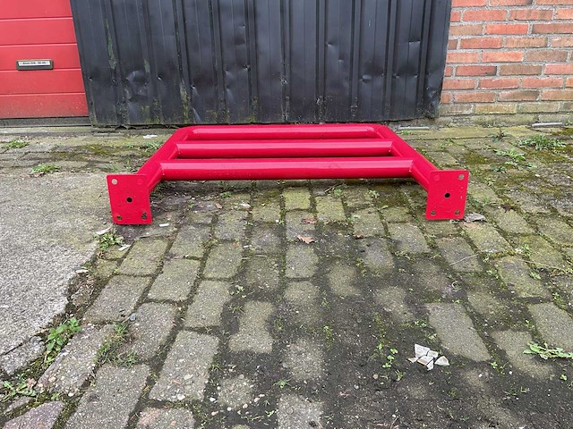 Aanrij beveiligings hek ten behoeve van magazijnstelling - afbeelding 3 van  3