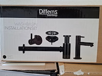 Aansluitset voor fontein essentials, mat zwart - afbeelding 8 van  8