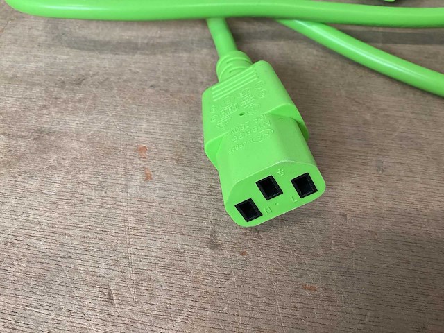 Aansluitsnoeren schuko gekleurd (22x) - afbeelding 2 van  2