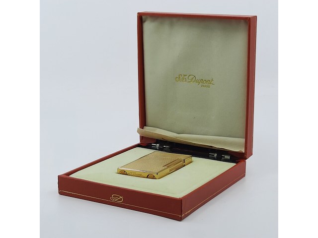 Aansteker, dupont, plaque d'or - afbeelding 12 van  12