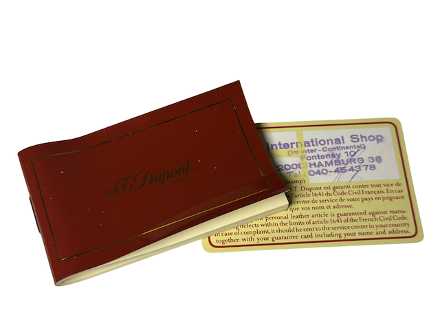 Aansteker st dupont, black laquer, goud, 2000 - afbeelding 5 van  5