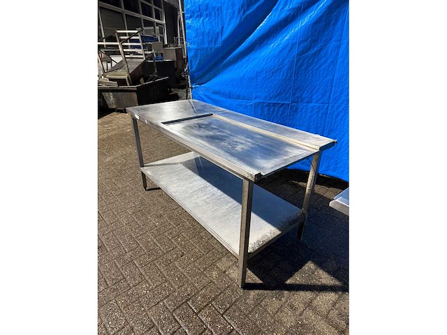 Aanvoer- en afvoertafel voor vaatwasser - afbeelding 2 van  6