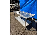Aanvoer- en afvoertafel voor vaatwasser - afbeelding 2 van  6
