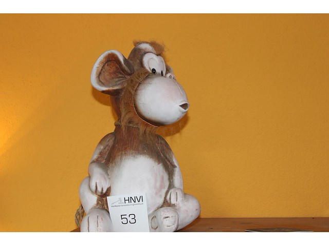 Aap beeld. hoogte 36 cm. - afbeelding 1 van  2