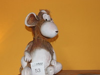 Aap beeld. hoogte 36 cm. - afbeelding 1 van  2