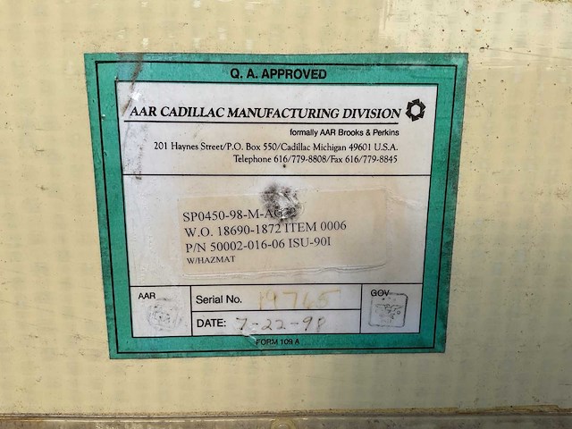 Aar mobility systems isu 80 legercontainer - afbeelding 8 van  8