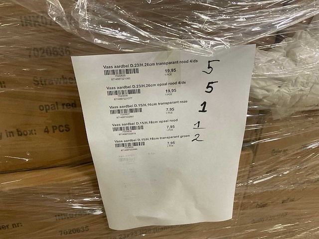 Aardbei vazen - afbeelding 2 van  12