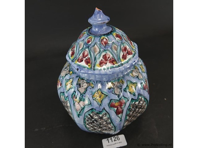 Aardewerk dekselpot - afbeelding 3 van  5