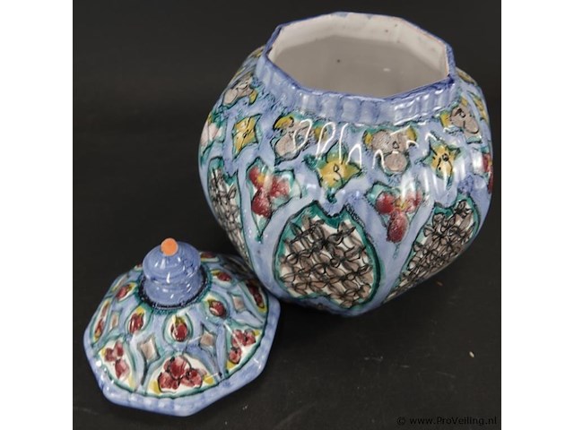 Aardewerk dekselpot - afbeelding 4 van  5