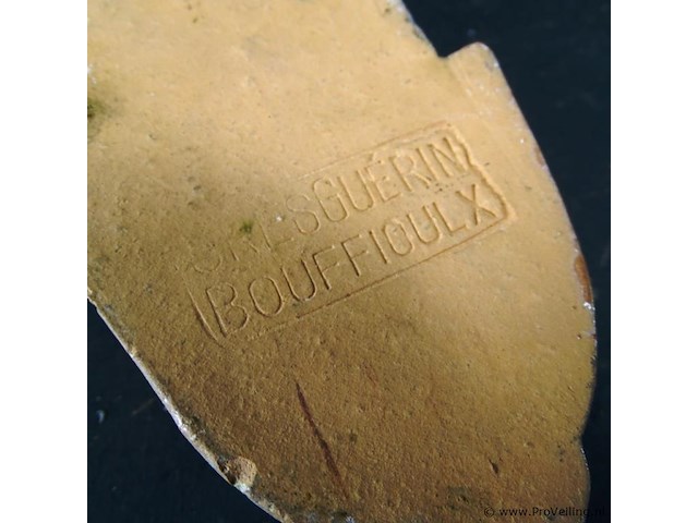 Aardewerk handbeschilderde madonna met kind - afbeelding 5 van  5