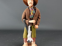 Aardewerk jager met konijn - afbeelding 1 van  5