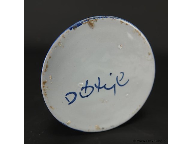 Aardewerk kandelaar - afbeelding 5 van  5