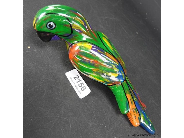 Aardewerk papegaai - afbeelding 2 van  5