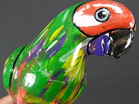 Aardewerk papegaai - afbeelding 4 van  5