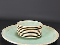 Aardewerk schalenset - afbeelding 4 van  5