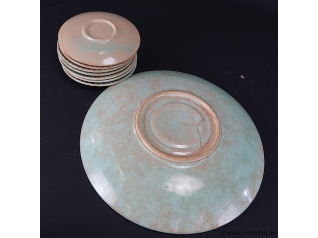 Aardewerk schalenset - afbeelding 5 van  5
