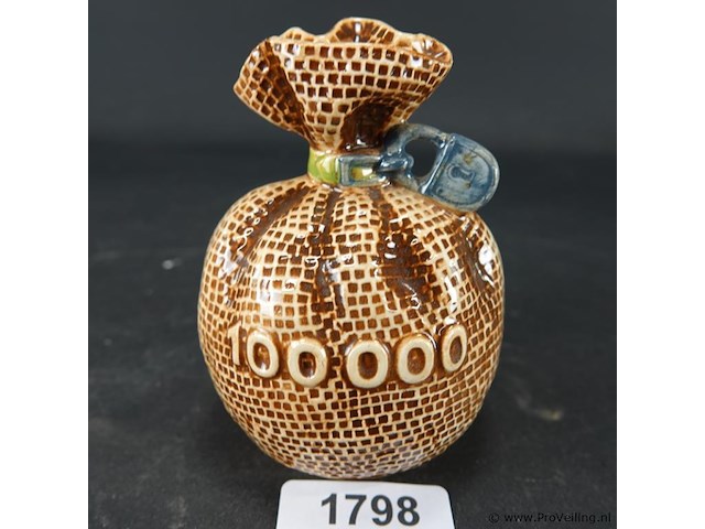 Aardewerk spaarpot - afbeelding 1 van  5