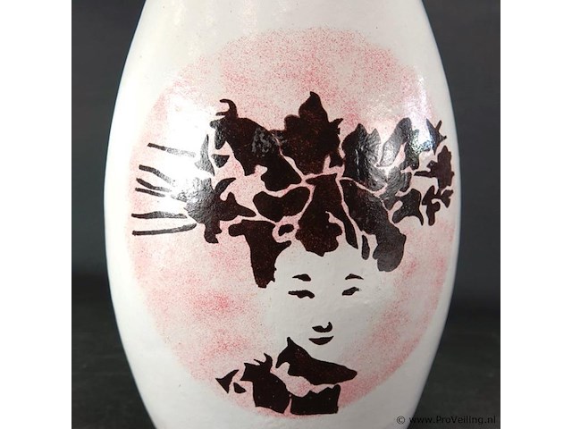 Aardewerk vaas japanese girlfriend - afbeelding 3 van  5