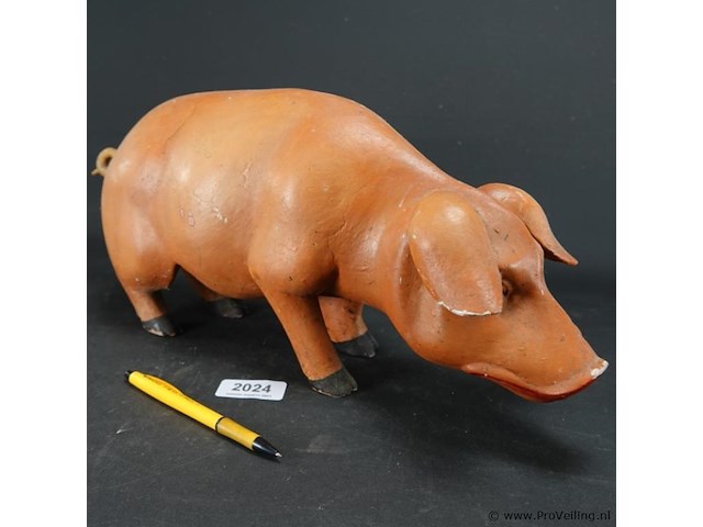Aardewerk varken - afbeelding 1 van  5