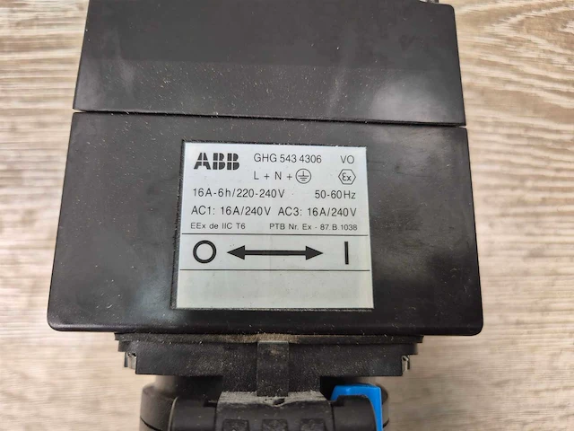 Abb - ghg 543 4306 wand contactdoos 16 ampere - afbeelding 4 van  4