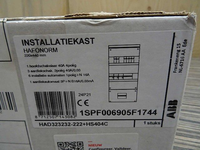 Abb - hafonorm - installatiekast - afbeelding 3 van  3