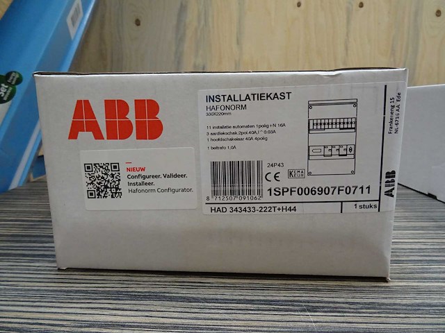 Abb - hafonorm - installatiekast - afbeelding 2 van  2