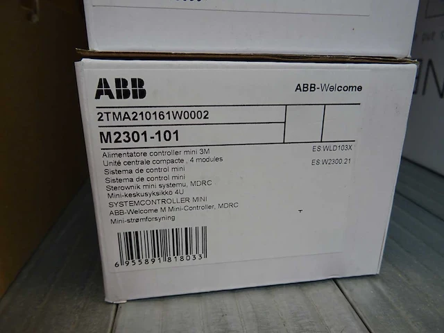 Abb - m2301-101 - 2tma210161w0002 - mini systeem controller (10x) - afbeelding 2 van  2