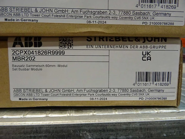 Abb - mbr202 - 2cpx041826r9999 - montagekit veld geschikt voor d-z (10x) - afbeelding 2 van  3