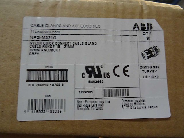 Abb - npg-m321g - 7tca303070r0009 - wartel (300x) - afbeelding 1 van  1