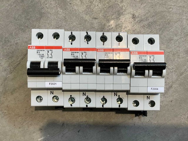 Abb - s201m-na b6 - contactor (4x) - afbeelding 1 van  1