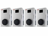 Abb - terra ac wall wallbox / laadpaal (4x)