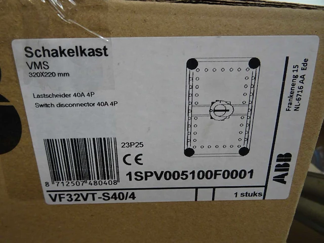 Abb - vms vf32vt-s40/4 - 1spv005100f0001 - lastscheider - afbeelding 2 van  3