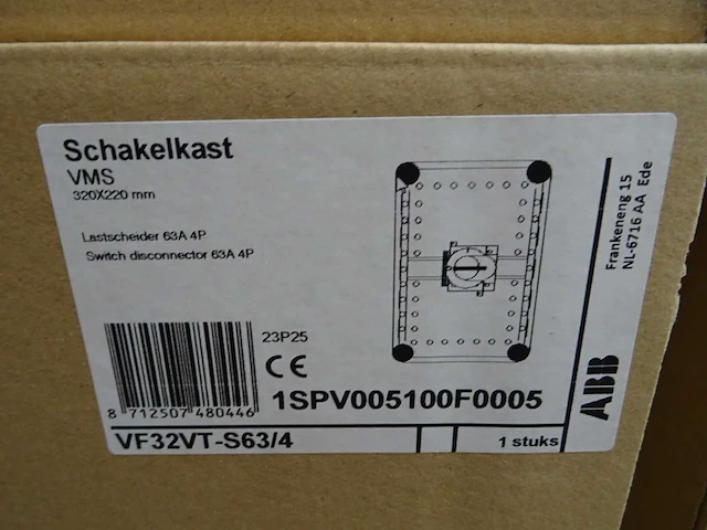 Abb - vms vf32vt-s63/4 - 1spv005100f0005 - lastscheider - afbeelding 2 van  3