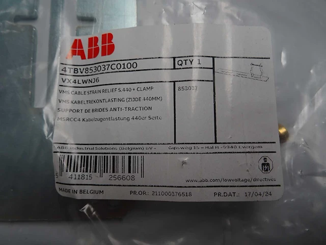 Abb - vx4lwnj6 - 4tbv853037c0100 - kabeltrekontlasting (19x) - afbeelding 2 van  2