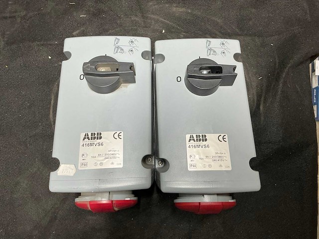 Abb 416mvs6 wandcontactdoos (2x) - afbeelding 2 van  2