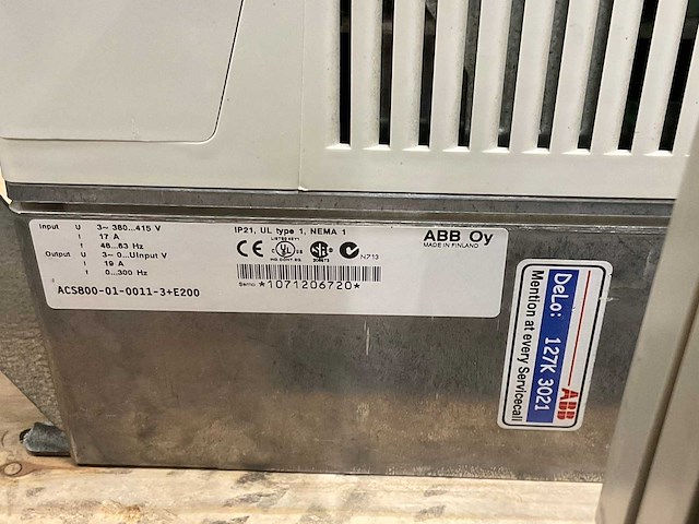Abb acs800 frequentieregelaar - afbeelding 6 van  6
