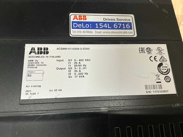 Abb acs880-01 frequentieregelaar - afbeelding 5 van  5