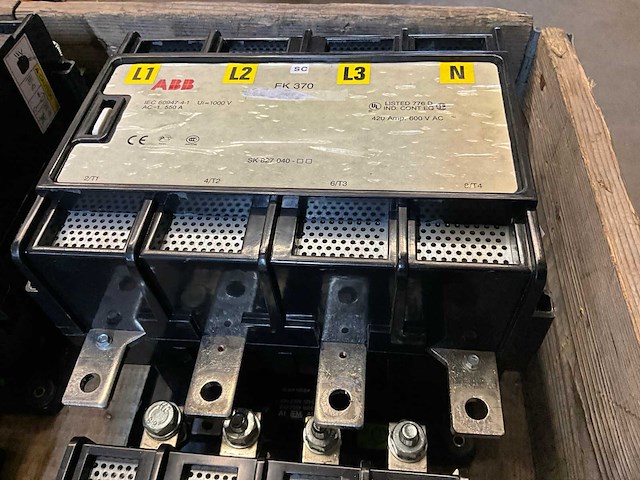 Abb ek 370 / ek 210 contactor (4x) - afbeelding 3 van  4
