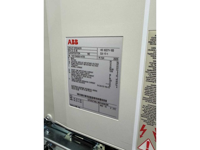 Abb / elatec middenspanningsschakelinstallatie, 16-veld, 12 kv, 1250 a - afbeelding 6 van  22