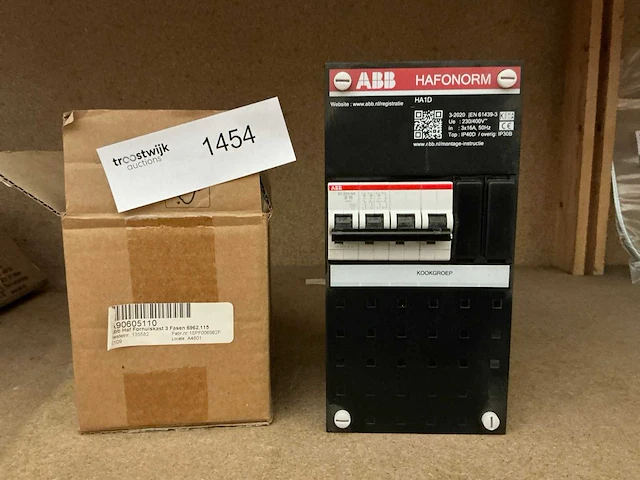 Abb hafonorm ha1d automaatkast - afbeelding 1 van  3