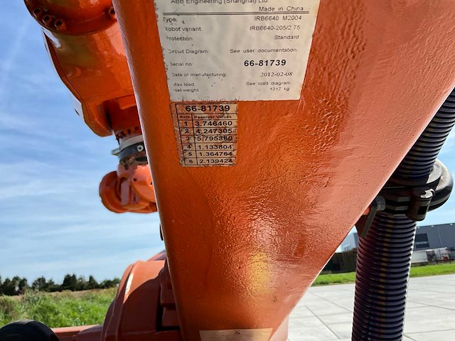 Abb irb6640 industriële robot - afbeelding 10 van  10