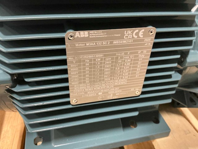 Abb m3aa 132 sc2 elektromotor - afbeelding 4 van  4
