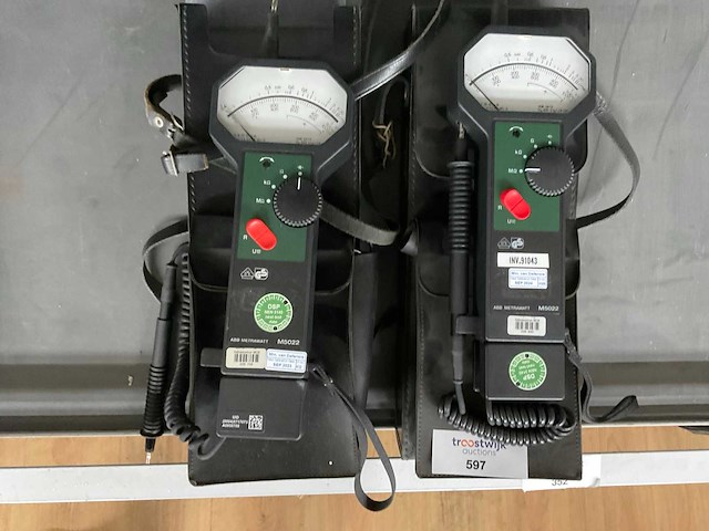 Abb metrawatt m5022 analoge isolatie-/weerstandsmeters - afbeelding 2 van  4