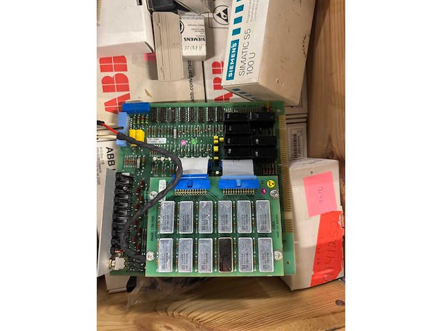 Abb, siemens - partij industriële elektronica, printplaten & plc onderdelen (62kg) - afbeelding 8 van  9